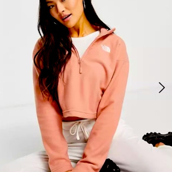 The North Face Tops - Sale!! NWT The North Face Cropped Fleece in Rose/Pink Size Small